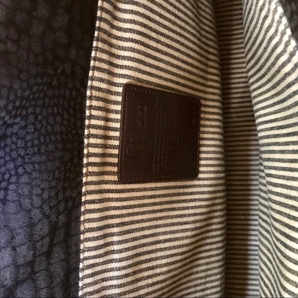 Brighton briefcase - black canvas leather - Picture 5 of 8